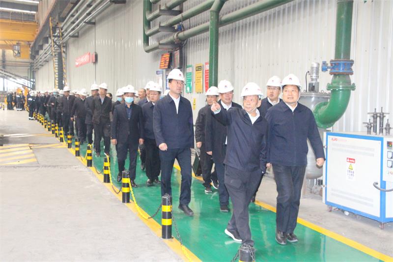 鞏義市重點工作觀摩團到明泰科技項目現(xiàn)場觀摩指導(dǎo)