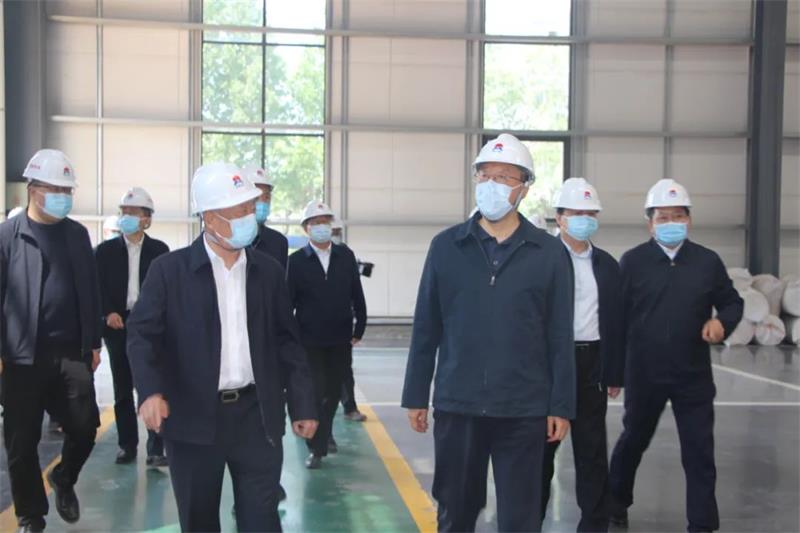 省人大常委會黨組副書記、副主任馬懿帶隊到義瑞新材調(diào)研指導